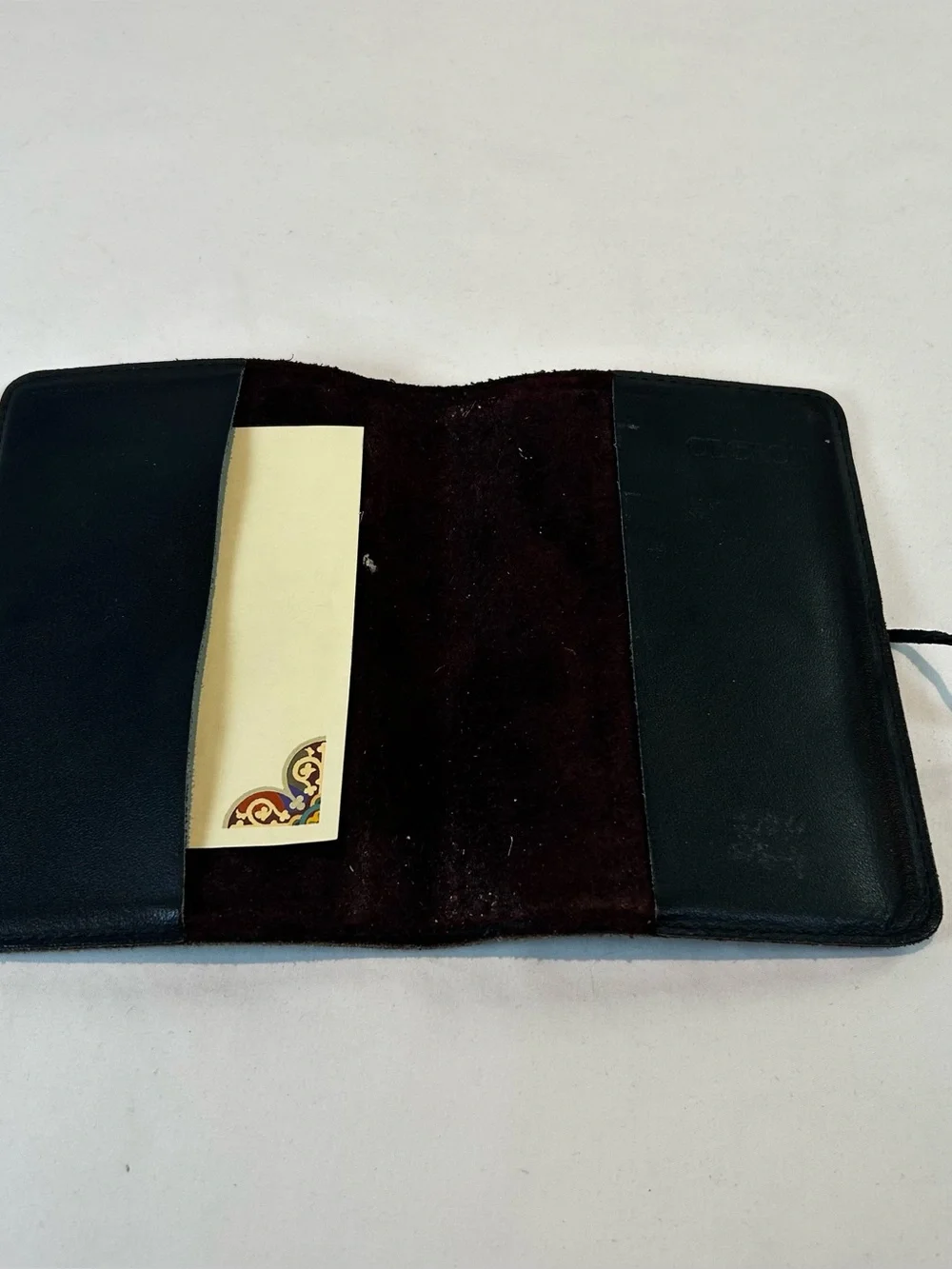 Oberon Hand-Tooled Guinevere Embossed Refillable Leather Journal Burgundy 5”x7”